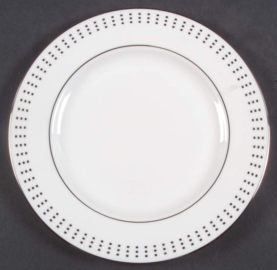 Herald Square Platinum Salad Plate by Lenox-1