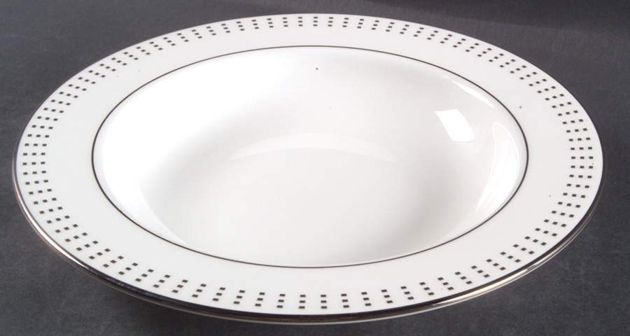 Herald Square Platinum 9" Soup/Pasta Bowl by Lenox-1