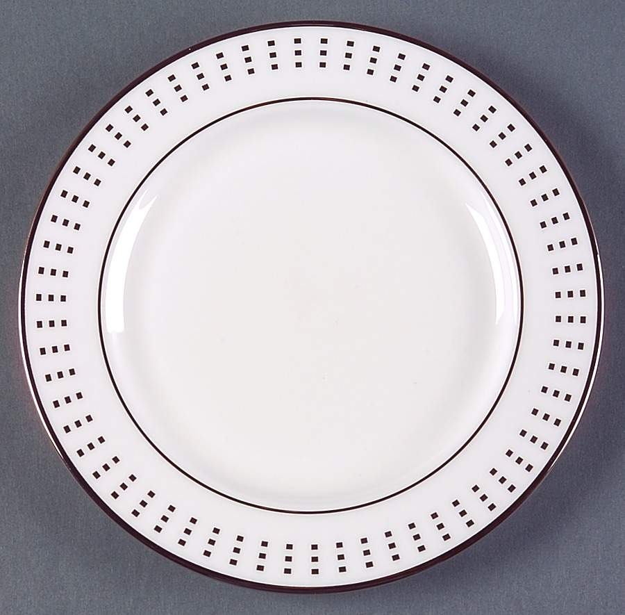 Herald Square Platinum Bread & Butter Plate by Lenox-1