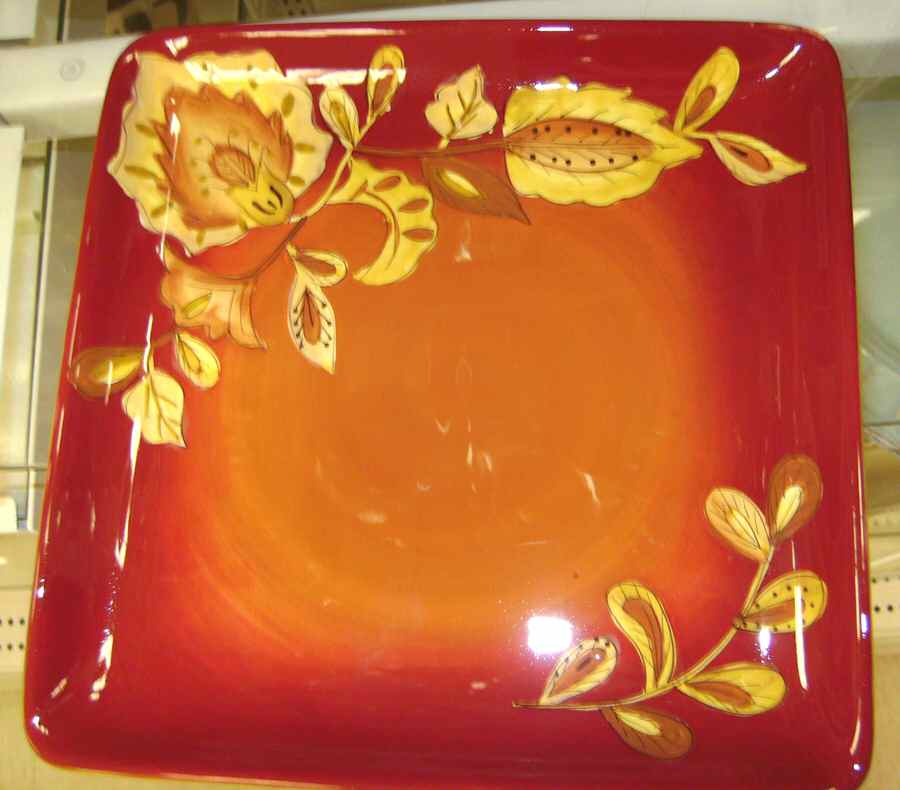 Oak Ridge Square Dinner Plate by Laurie Gates-1