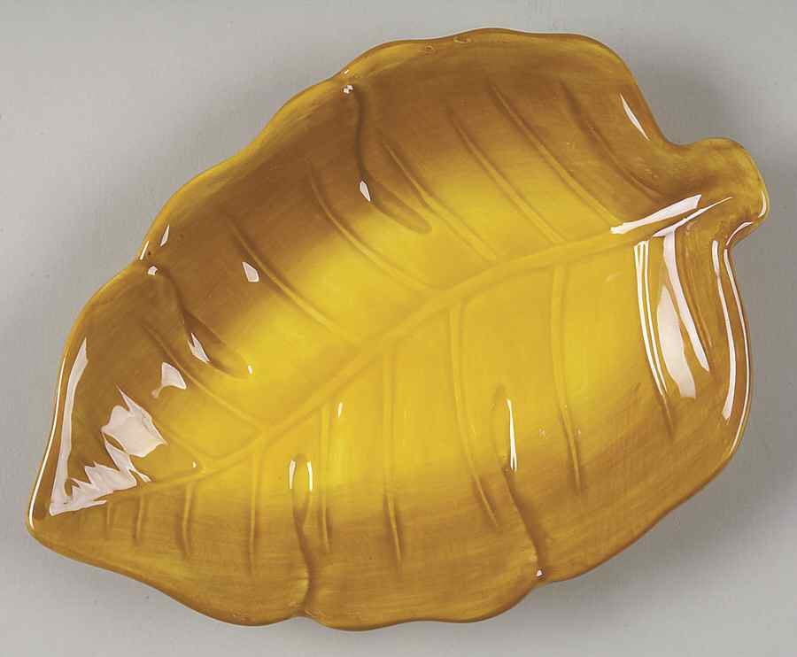 Oak Ridge 6" Leaf Plate by Laurie Gates-1