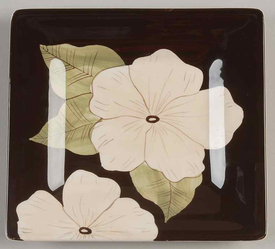 Tribeca Square Canape Plate by Laurie Gates-1
