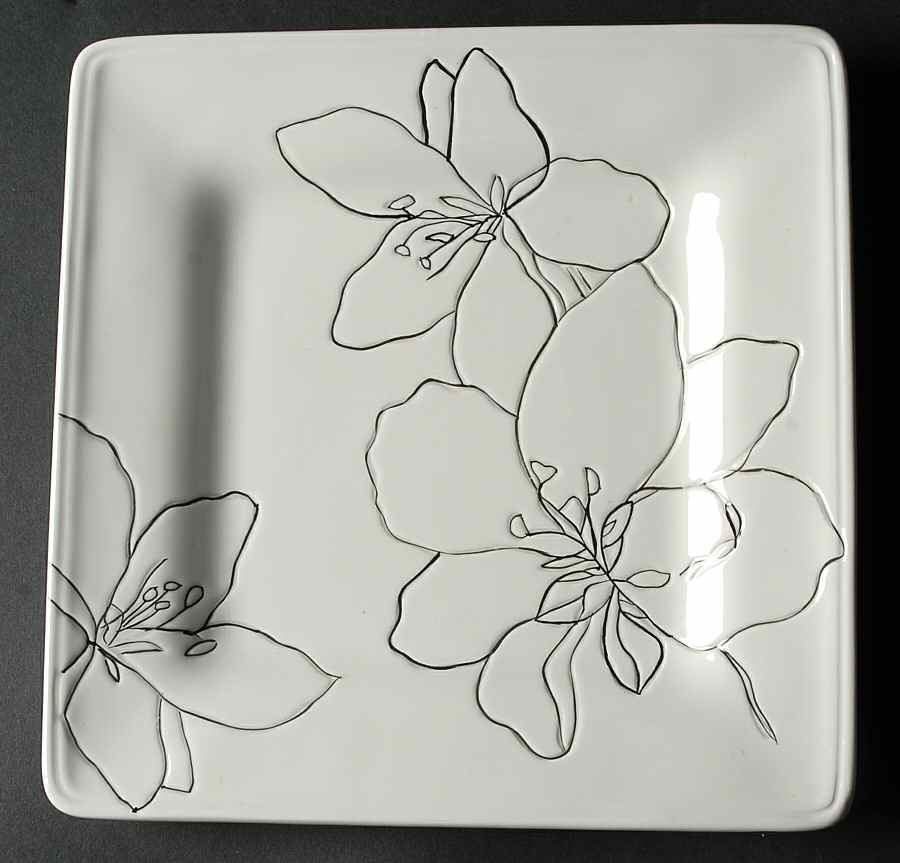 Anna White Salad Plate by Laurie Gates-1