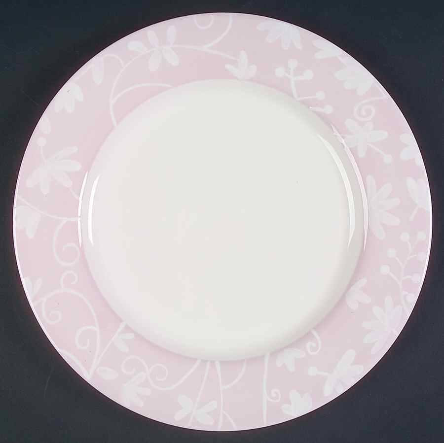 Summerville Pink Dinner Plate by Living Art-1