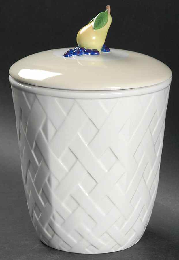 Orchard in Bloom Medium Canister & Lid by Lenox-1