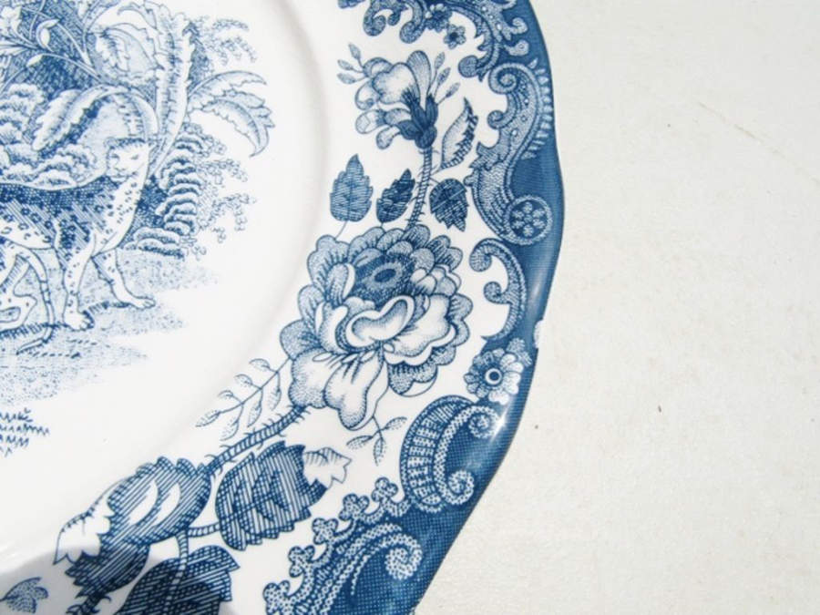 LCD1 13" Oval Serving Platter by La Cartuja de Sevill-1
