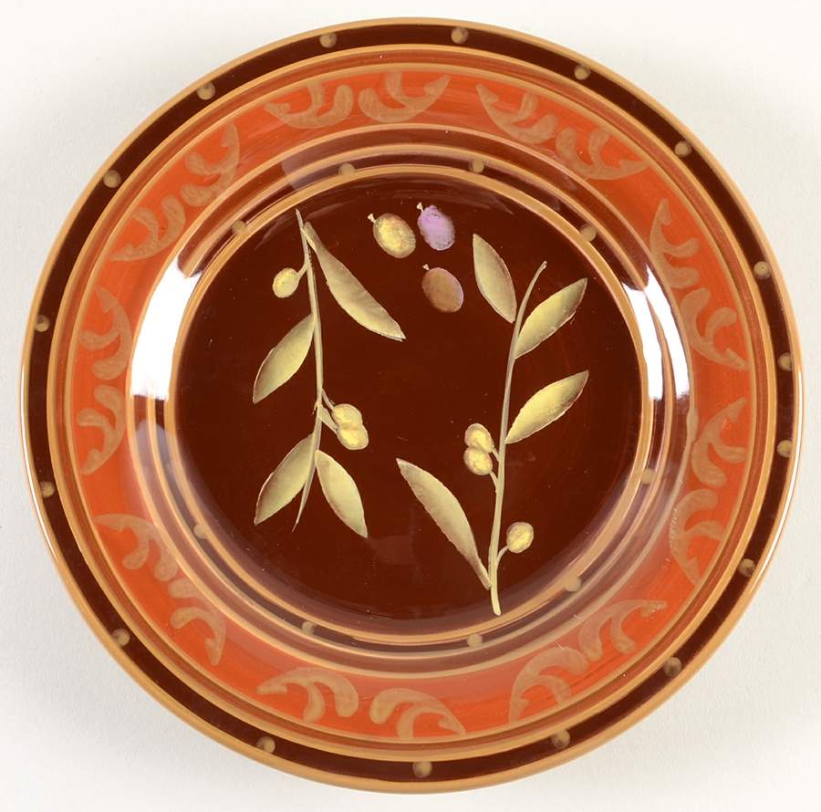 Oliva Salad/Dessert Plate by Living Art-1