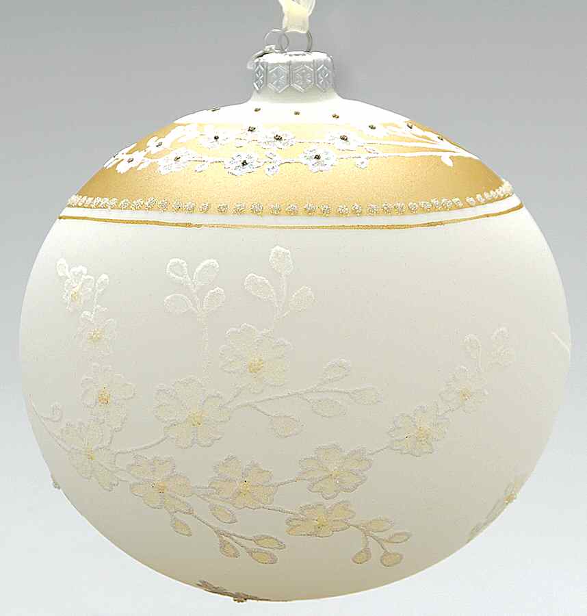 Bellina (Gold Trim) Jumbo Ornament by Lenox-1