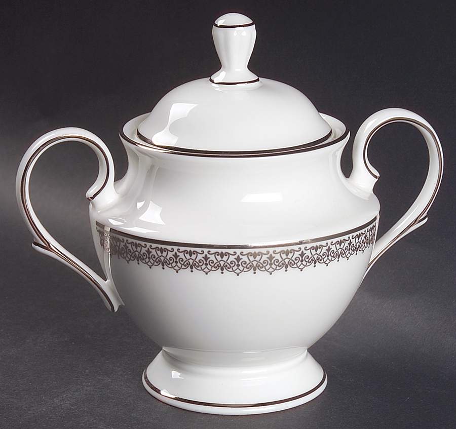 Lace Couture Sugar Bowl & Lid by Lenox-1