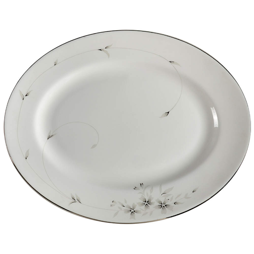 Sheer Bliss 13" Oval Serving Platter by Lenox-1