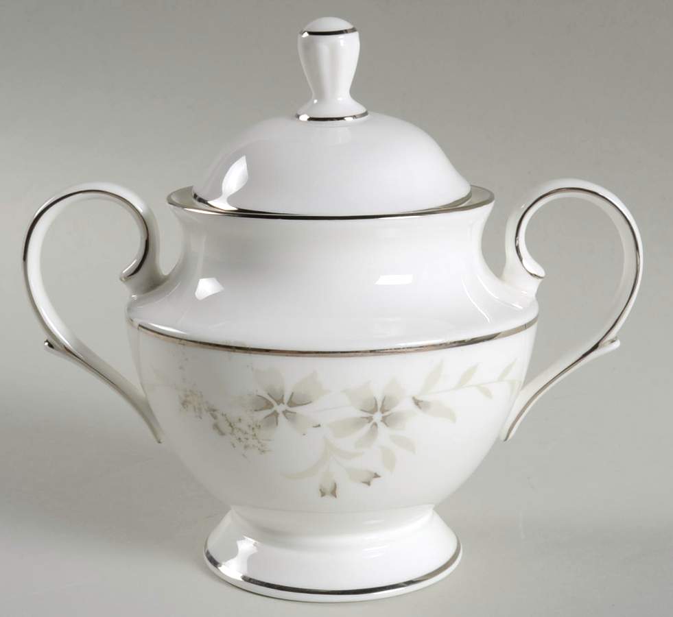 Sheer Bliss Sugar Bowl & Lid by Lenox-1