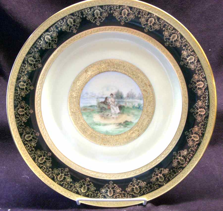 LIM342 Dinner Plate by Limoges-French-1