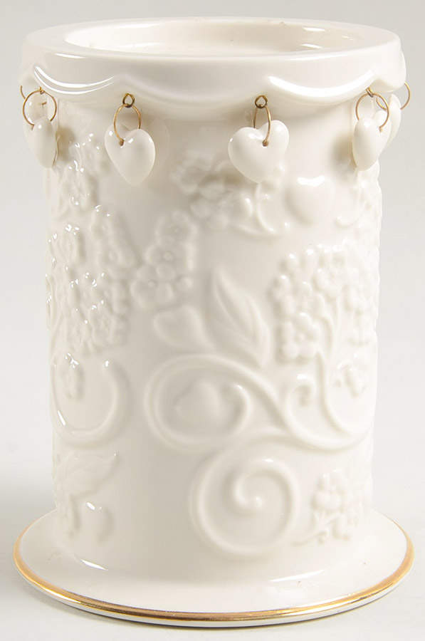 Floating Hearts 5" Pillar Candleholder by Lenox-1