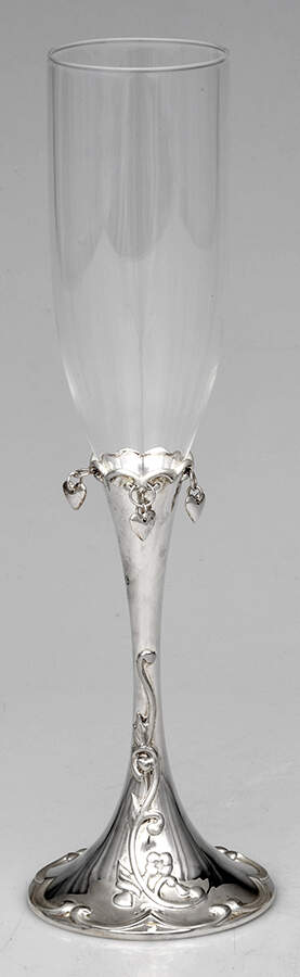 Floating Hearts Glassware Champagne Flute by Lenox-1