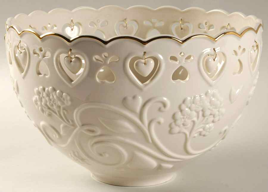 Floating Hearts 9" Round Bowl by Lenox-1
