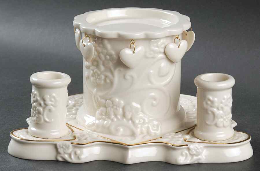 Floating Hearts Unity Candleholder (Holds 2) by Lenox-1