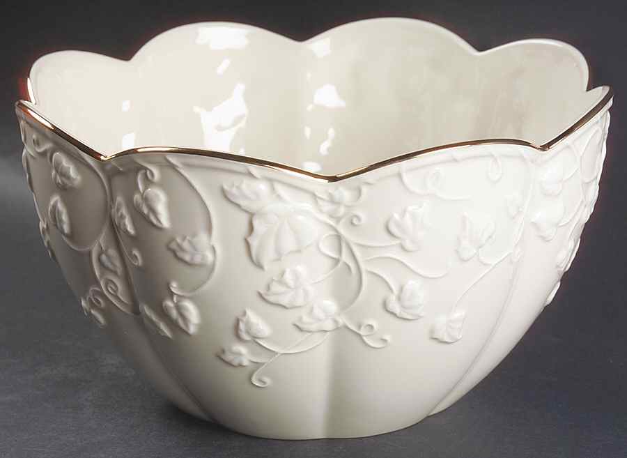 Ivy Cottage 11" Large Salad Serving Bowl by Lenox-1