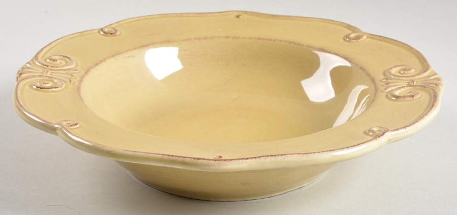LV13be Beige Soup/Cereal Bowl by Lillian Vernon-1