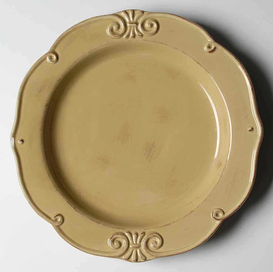 LV13be Beige Dinner Plate by Lillian Vernon-1