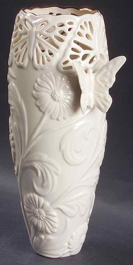 Butterflies & Lace 8" Bud Vase by Lenox-1