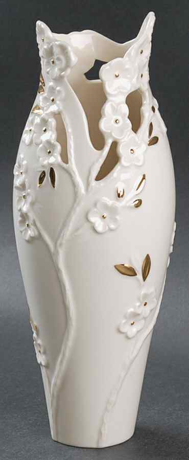 Cherry Blossom 8" Bud Vase by Lenox-1