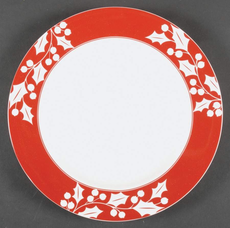 Holly Silhouette Dinner Plate by Lenox-1
