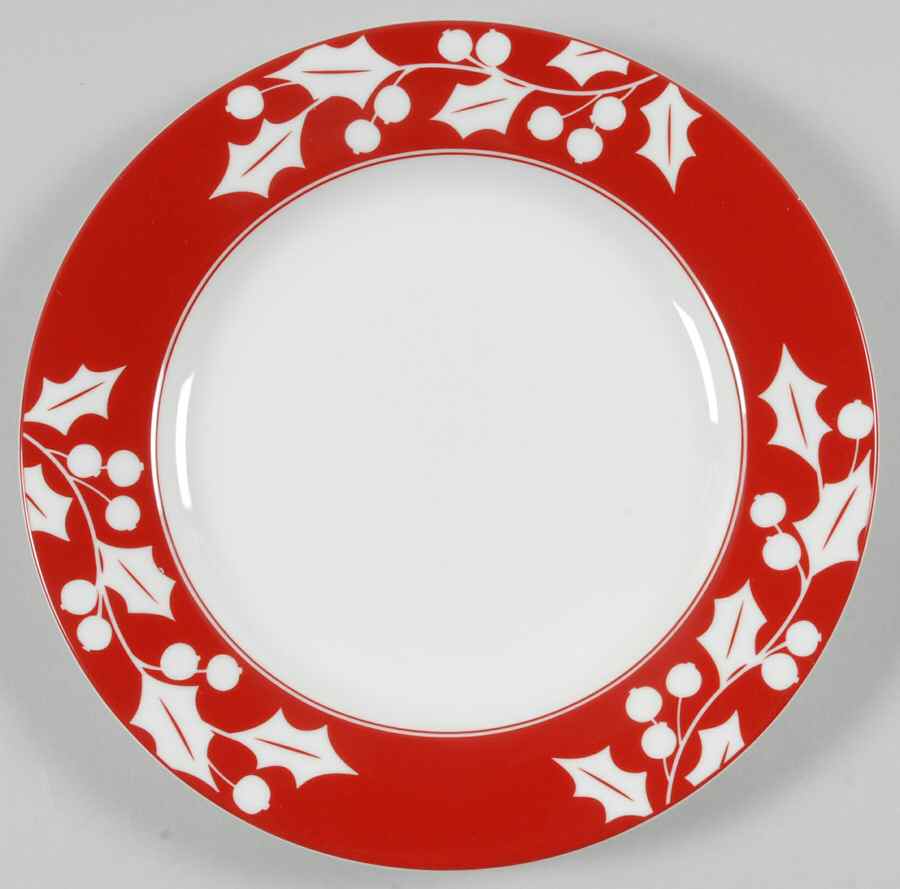 Holly Silhouette Accent Salad Plate by Lenox-1