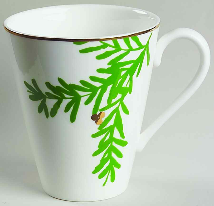 Merry and Bright Pine and Berry Mug by Lenox-1