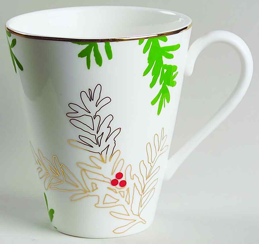 Merry and Bright Pine and Berry Mug by Lenox-1