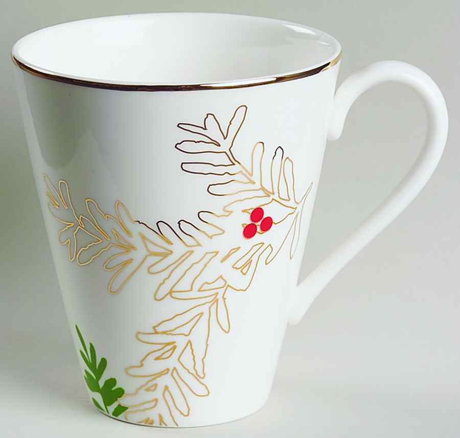 Merry and Bright Pine and Berry Mug by Lenox-1
