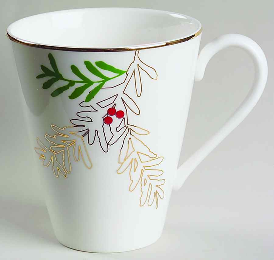 Merry and Bright Pine and Berry Mug by Lenox-1