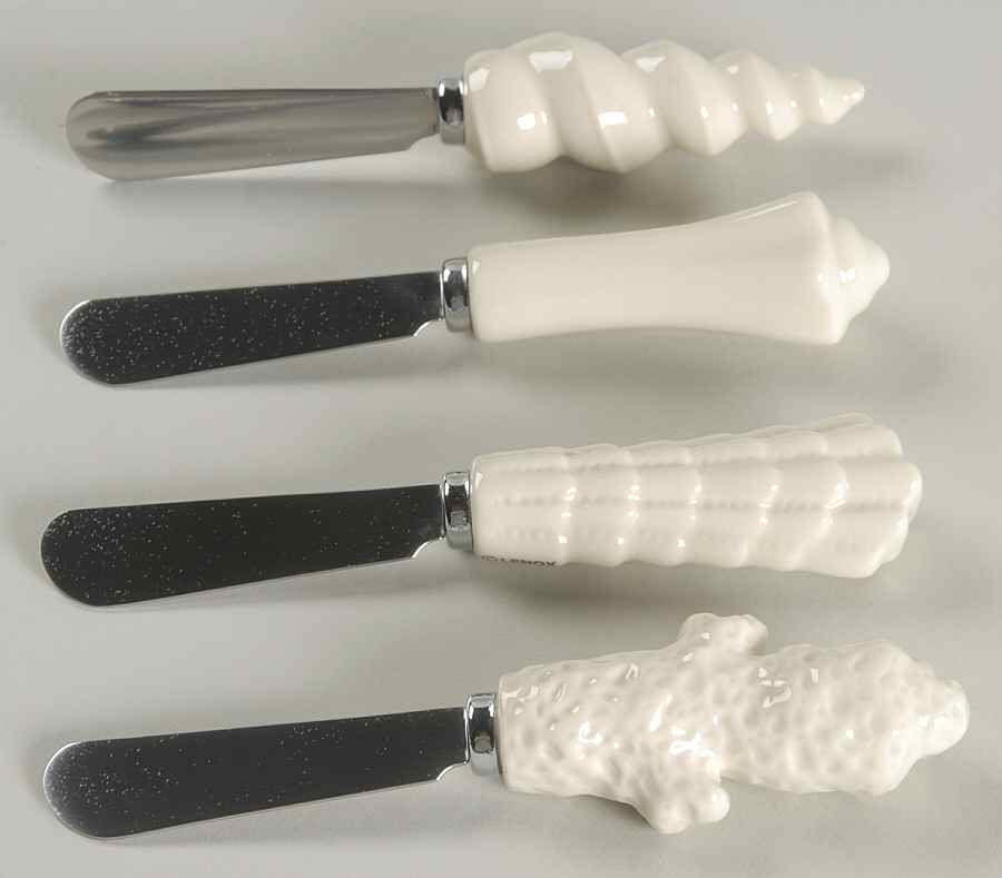 Sea, Sand and Sky Ivory Individual Spreader - Set of 4 Motifs by Lenox-1