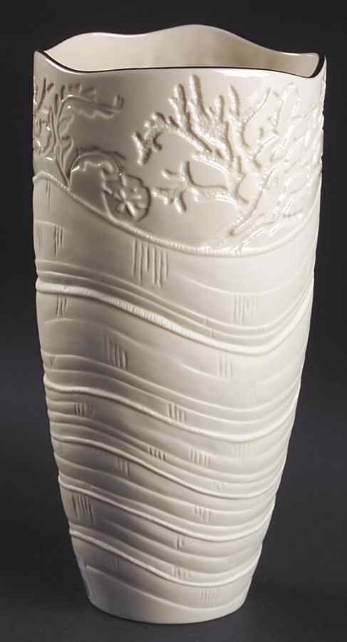 Sea, Sand and Sky Ivory 10" Vase by Lenox-1