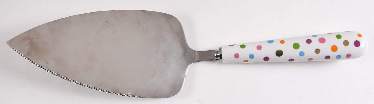 Candles & Confetti Cake Server W/Stainless Blade by Lenox-1