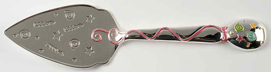 Candles & Confetti Solid Silverplate Cake Server by Lenox-1
