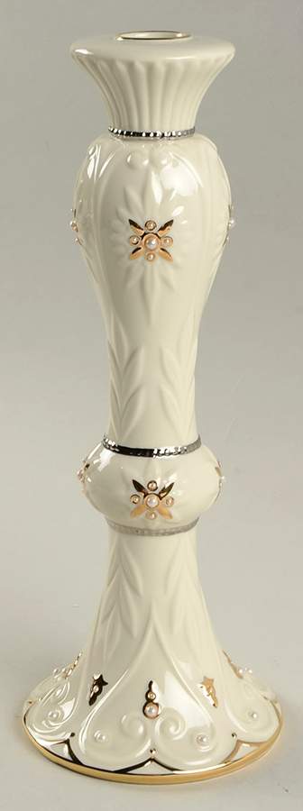 Florentine & Pearl 10" Statement Candlestick by Lenox-1