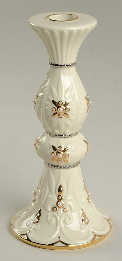 Florentine & Pearl 7" Statement Candlestick by Lenox-1