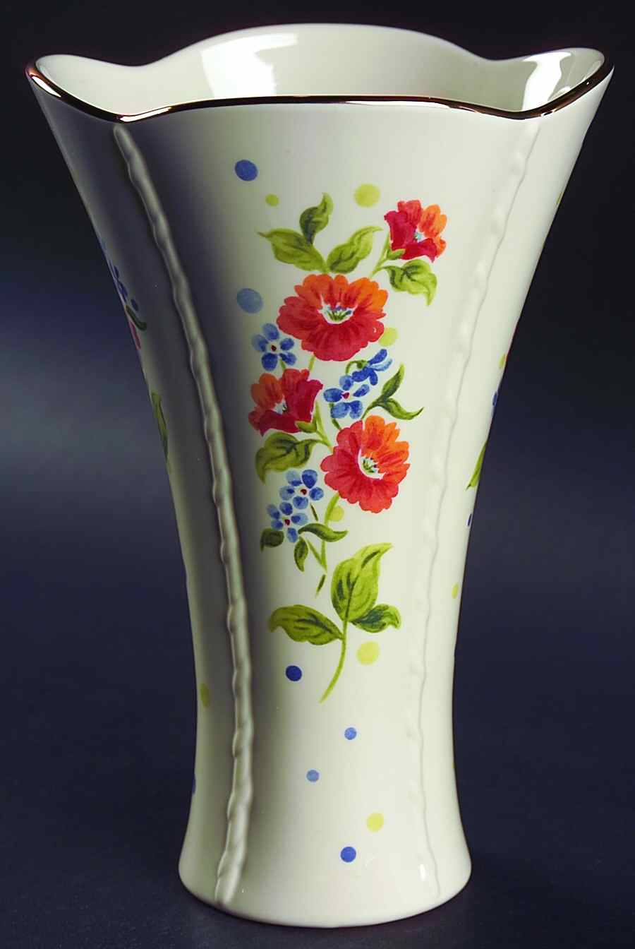 Forget Me Nots 8" Flared Vase by Lenox-1