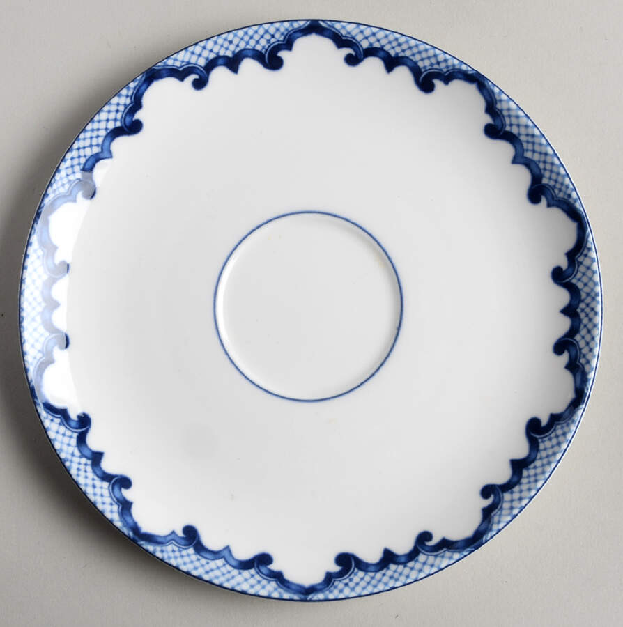 Mandarin Blue Saucer by Ralph Lauren China-1