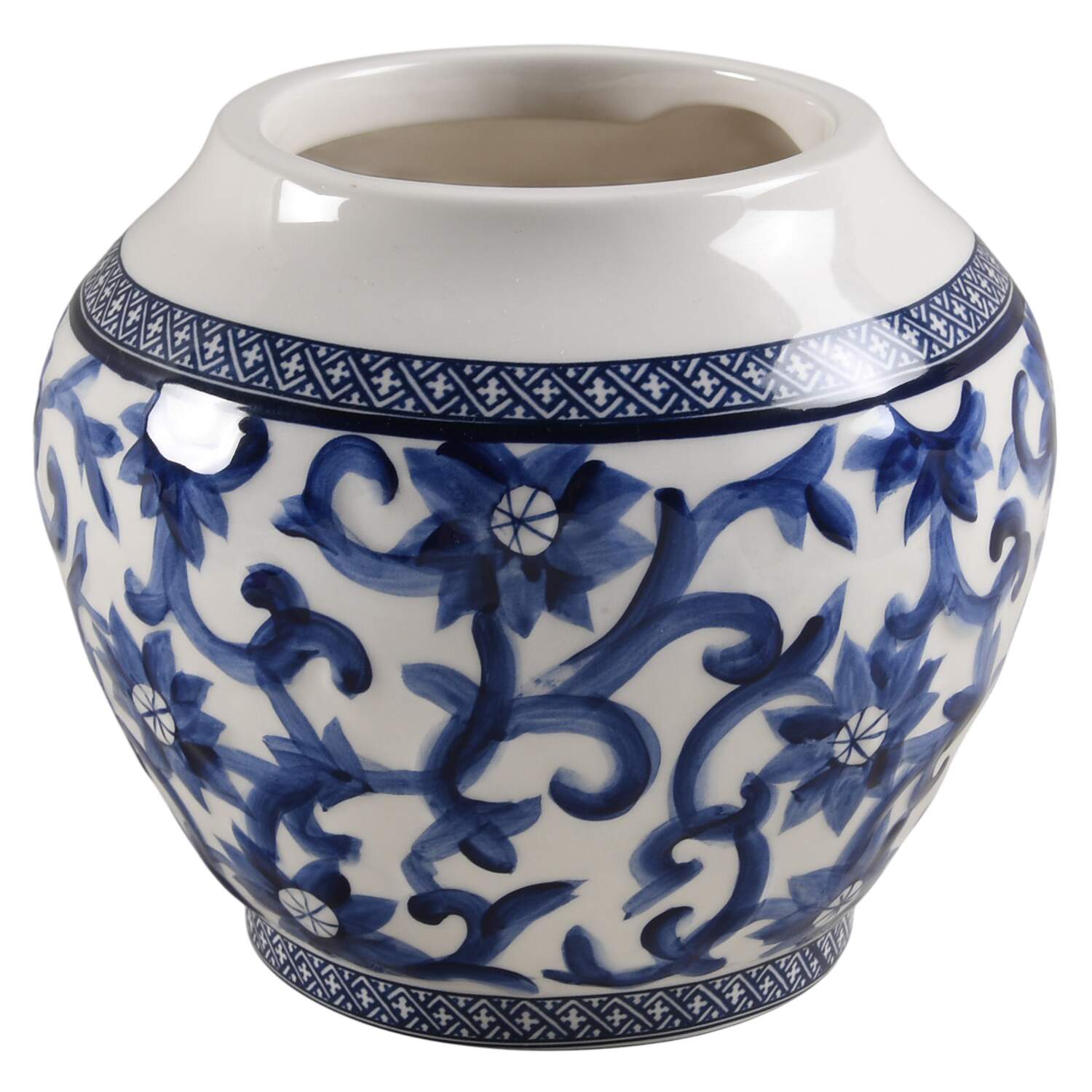 Mandarin Blue Medium Canister No Lid by Ralph Lauren China-1