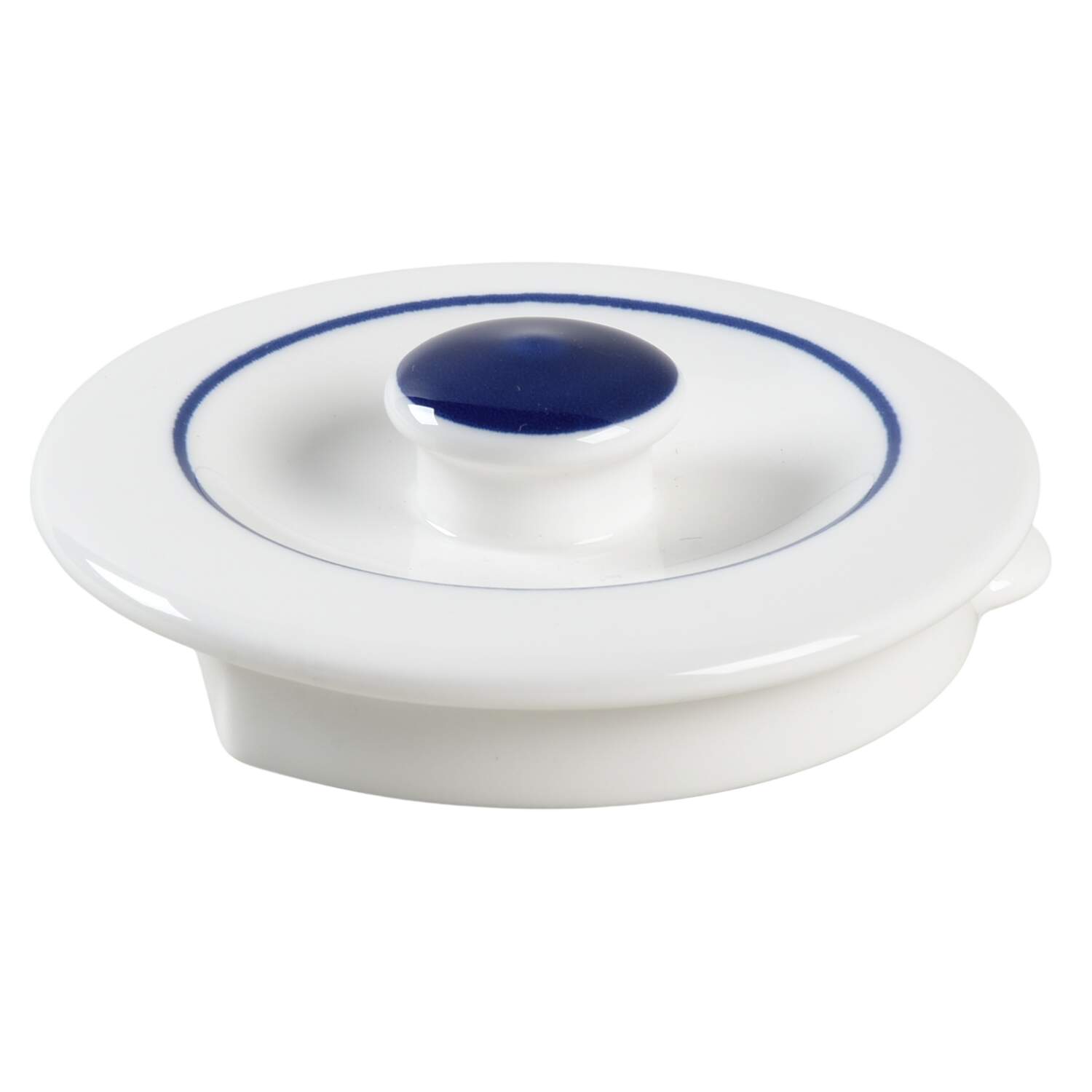 Mandarin Blue Lid for Wood Handle Teapot by Ralph Lauren China-1