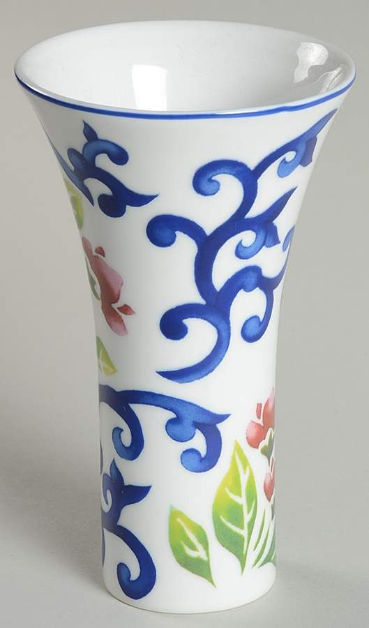 Mandarin Blue 5" Bud Vase by Ralph Lauren China-1