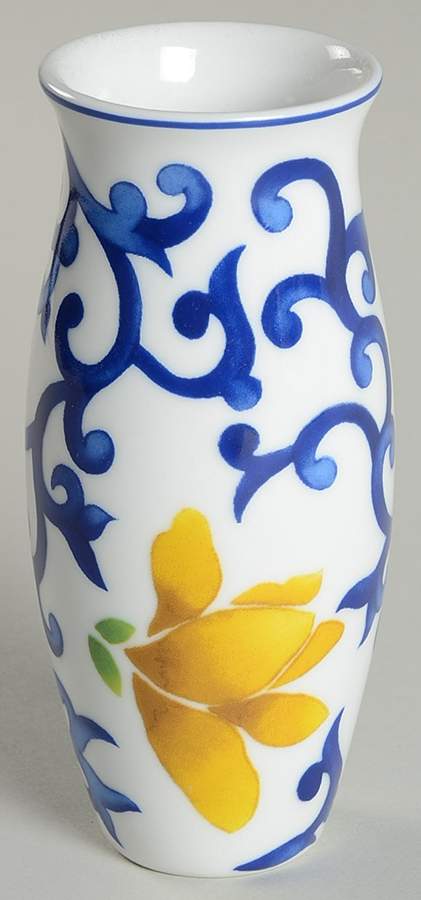 Mandarin Blue 5" Bud Vase by Ralph Lauren China-1