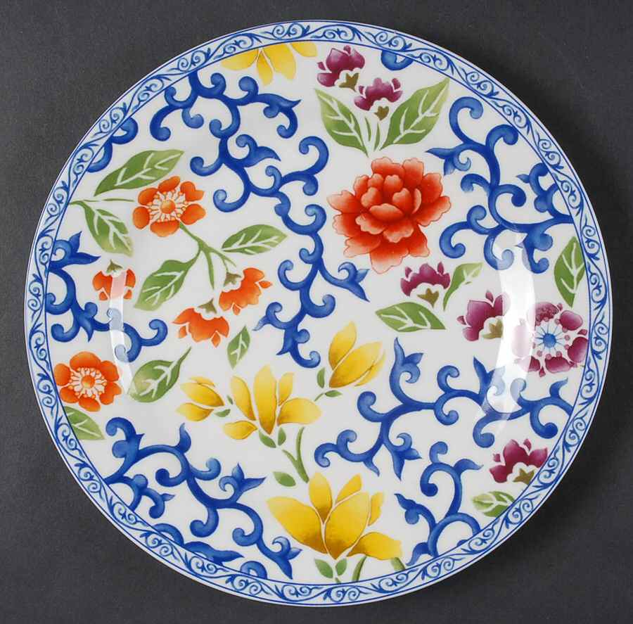 Mandarin Blue Luncheon Plate by Ralph Lauren China-1