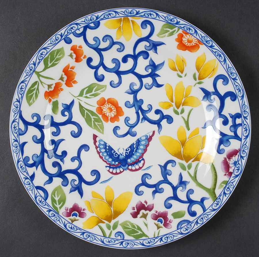 Mandarin Blue Luncheon Plate by Ralph Lauren China-1