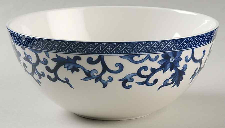 Mandarin Blue 8" Round Vegetable Bowl by Ralph Lauren China-1