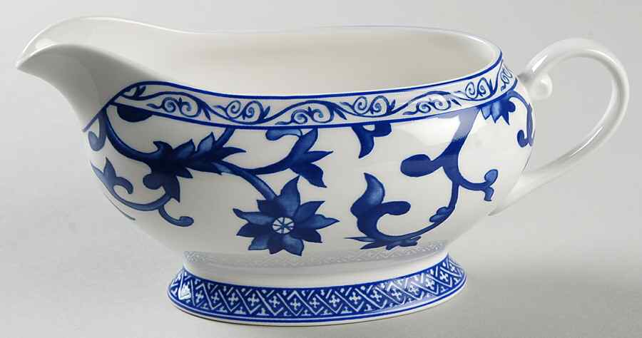 Mandarin Blue Gravy Boat by Ralph Lauren China-1