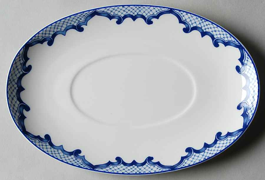 Mandarin Blue Underplate for Gravy Boat by Ralph Lauren China-1