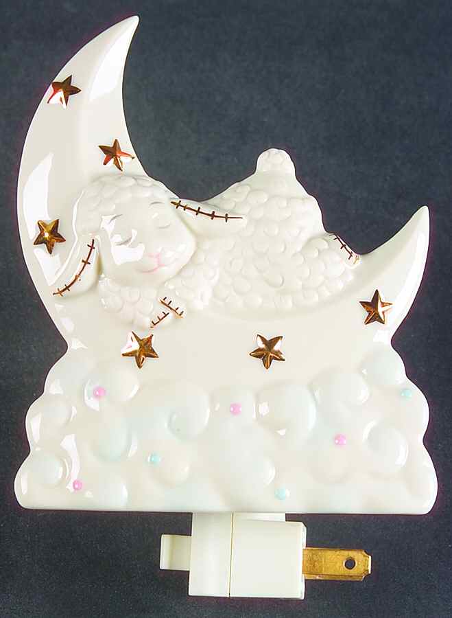 Lazy Lambs Night Light by Lenox-1