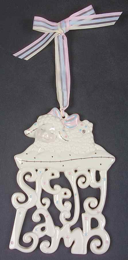 Lazy Lambs Plaque Wall by Lenox-1
